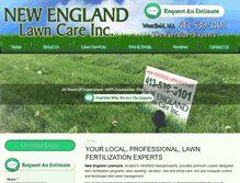 Tablet Screenshot of nelawncare.com